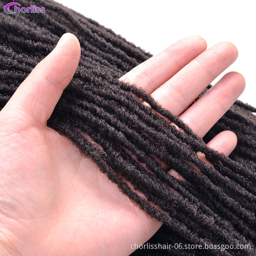 Wholesale 18''85g Ombre Cheap New Style Long  Micro Mini Straight Dreadlock Crochet Braids Hair Synthetic Hair Extension